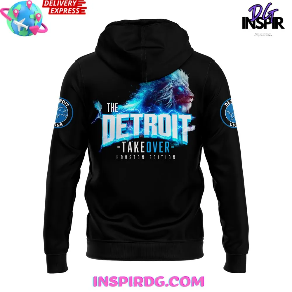 -Detroit Lions Take Over Houston Edition Hoodie