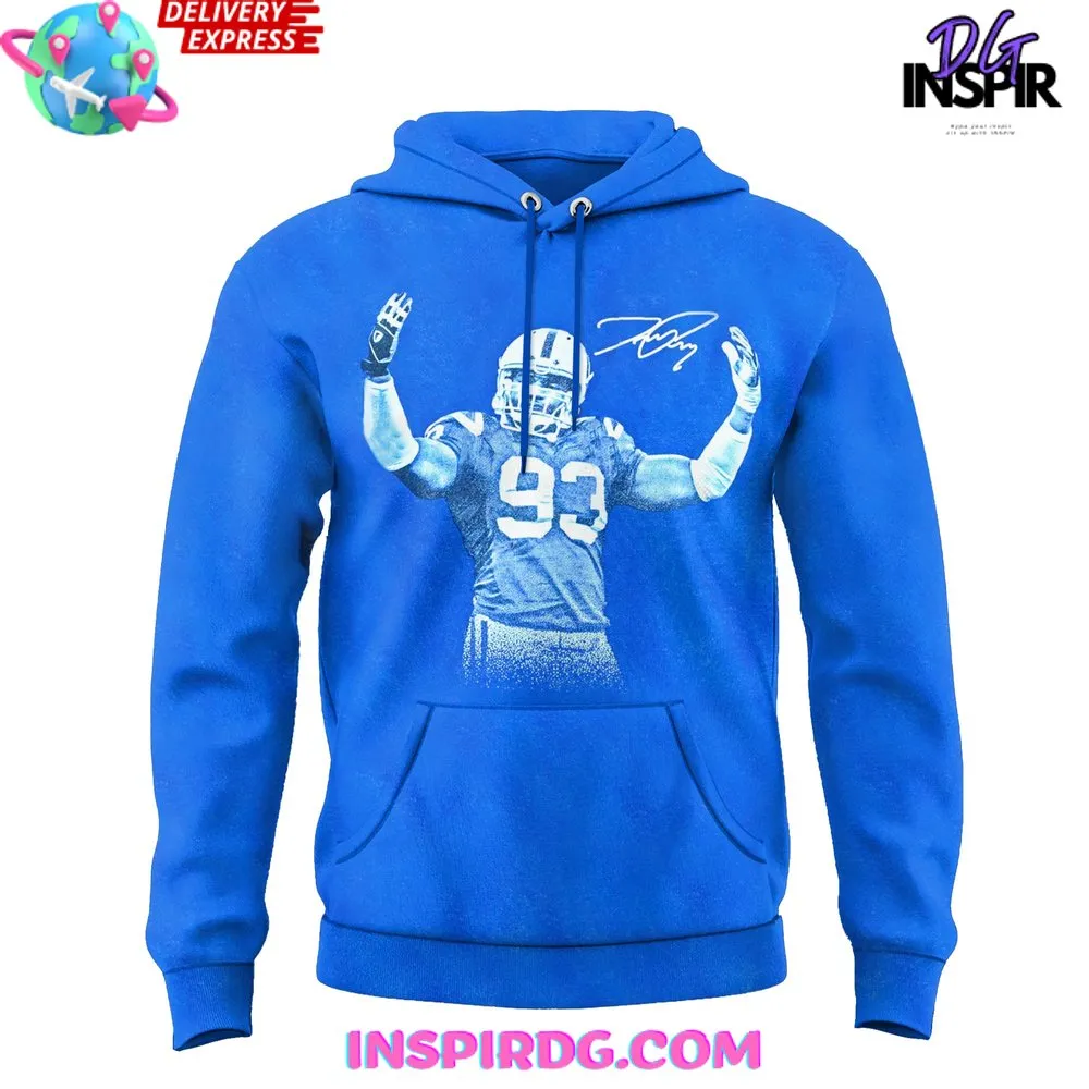 -Indianapolis Colts Dwight Freeney Signature Hoodie