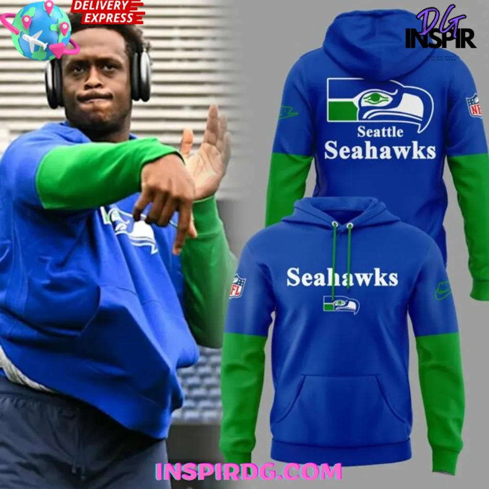 -NFL Seattle Seahawks Throwback 2024 Hoodie