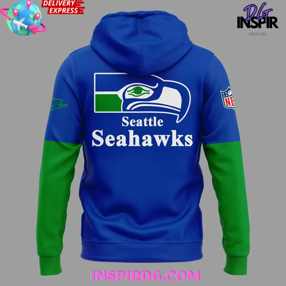 -NFL Seattle Seahawks Throwback 2024 Hoodie