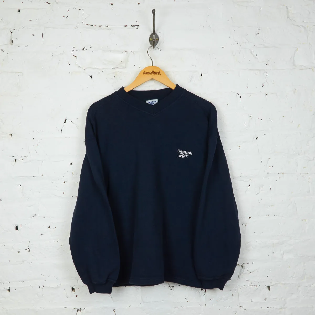 90s Reebok Sweatshirt - Blue - S