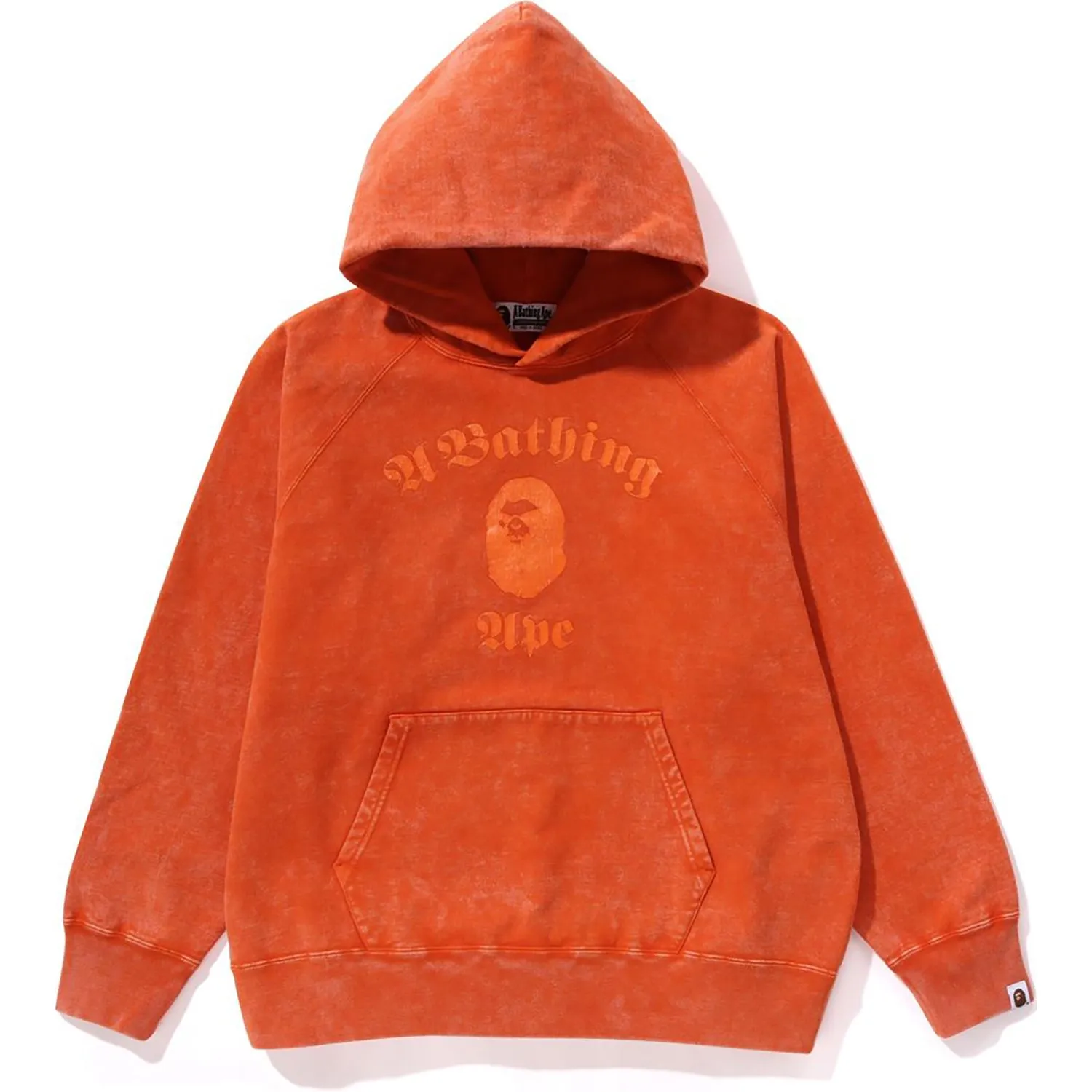 A BATHING APE OVERDYE  PULLOVER RELAXED FIT HOODIE MENS