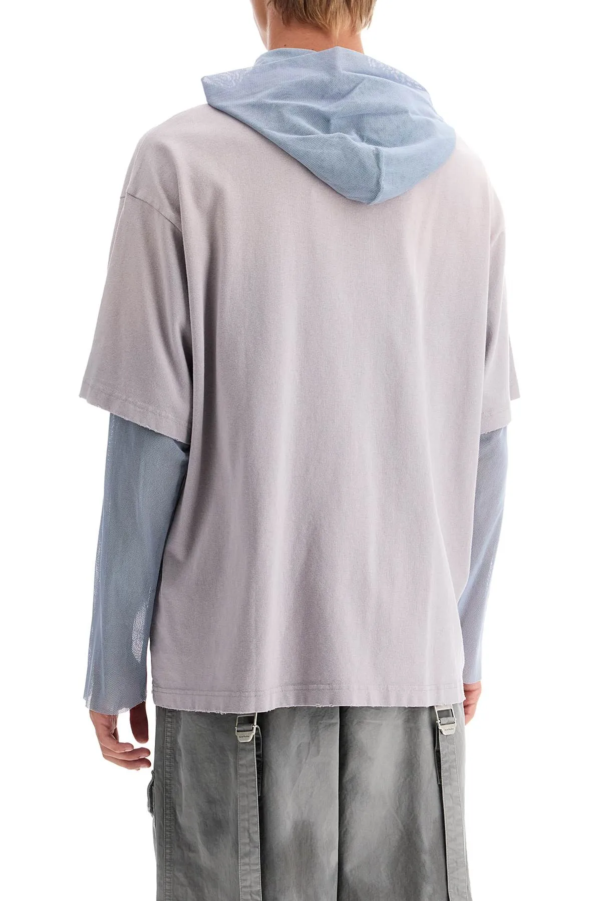 ACNE STUDIOS printed hoodie t-shirt with