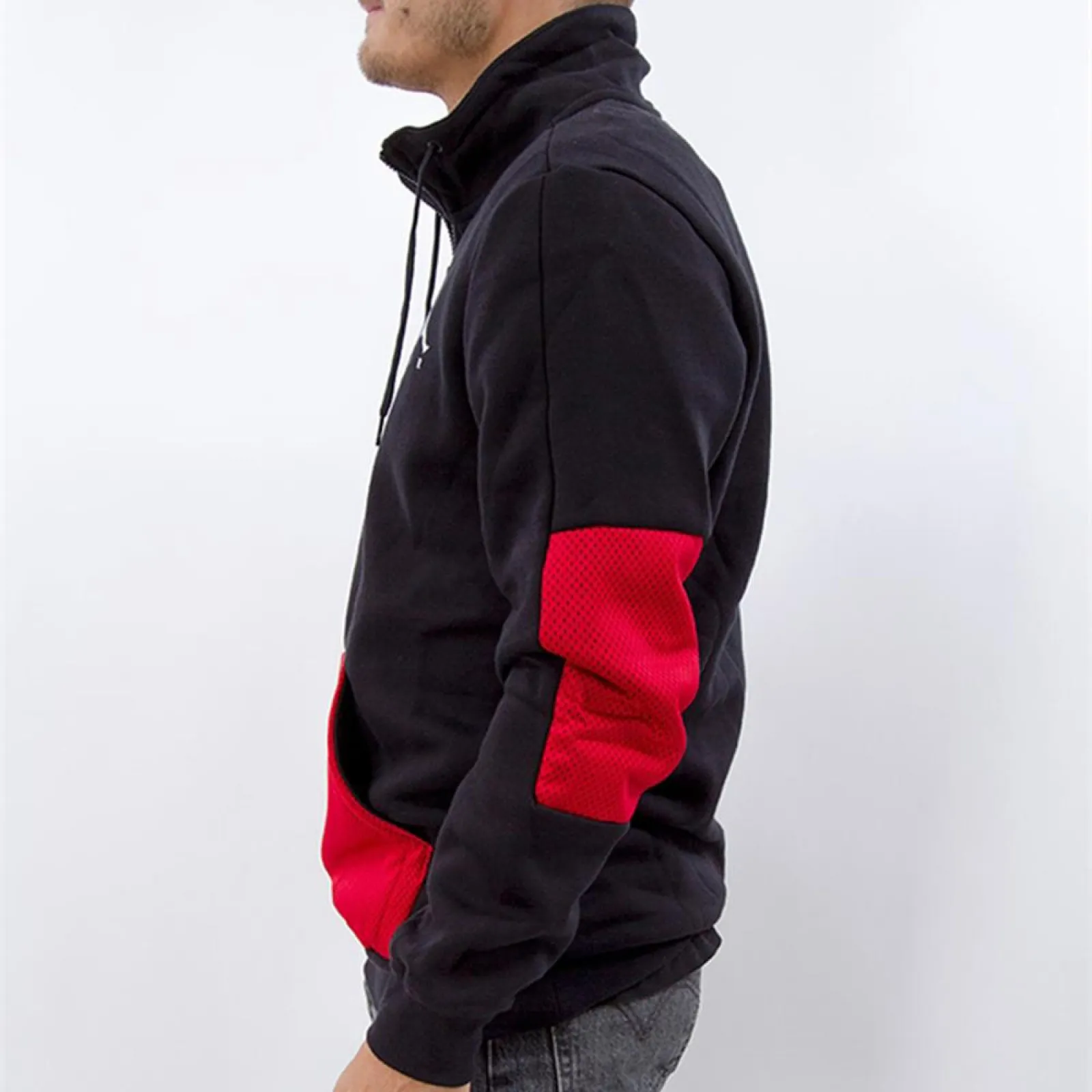 Air Jordan Jumpman Hybrid Pullover ''Black/Gym Red''