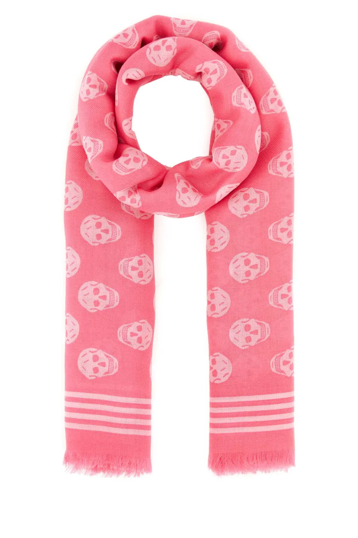 Alexander Mcqueen Printed Wool Scarf