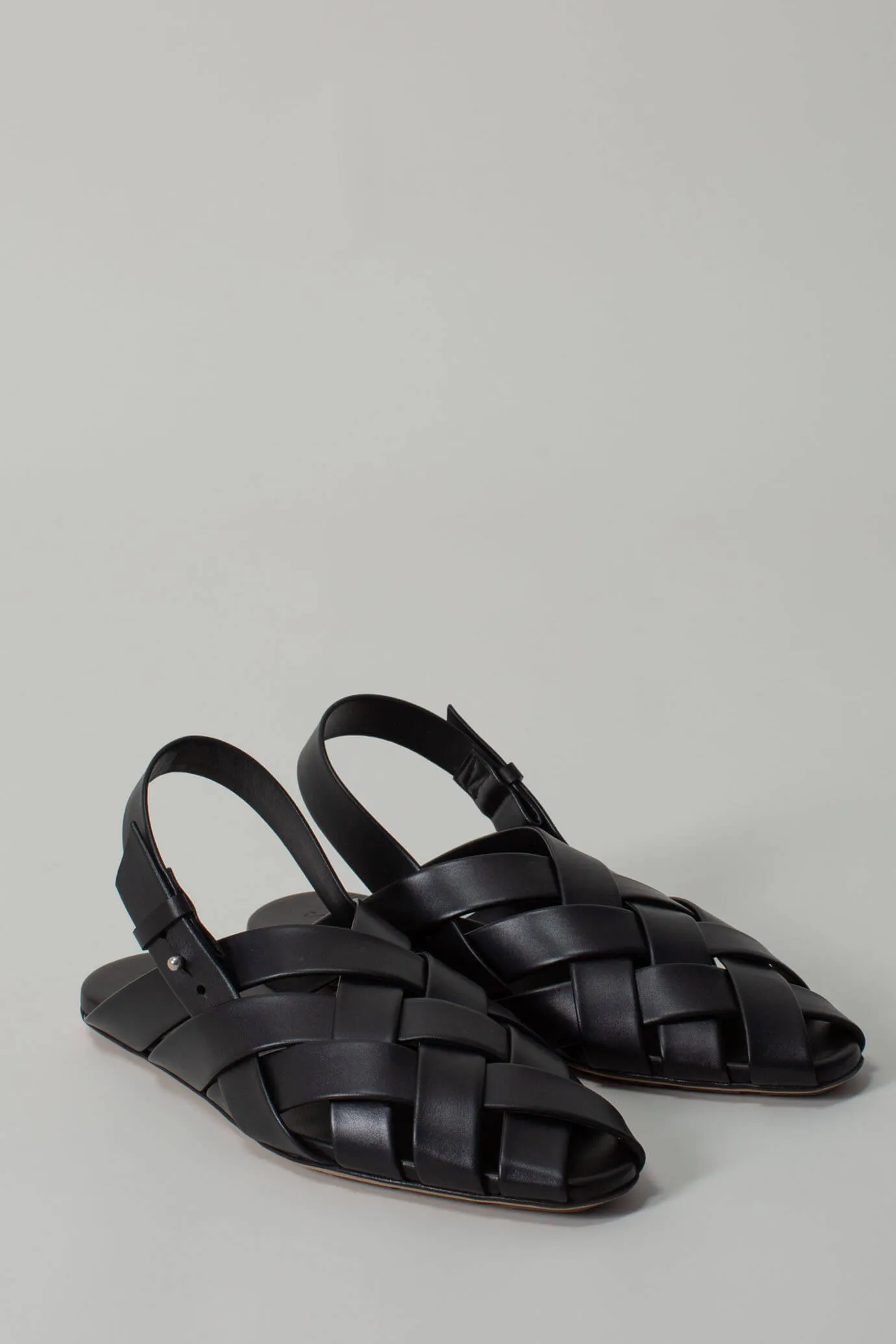 Alfie Slipper Leather Black