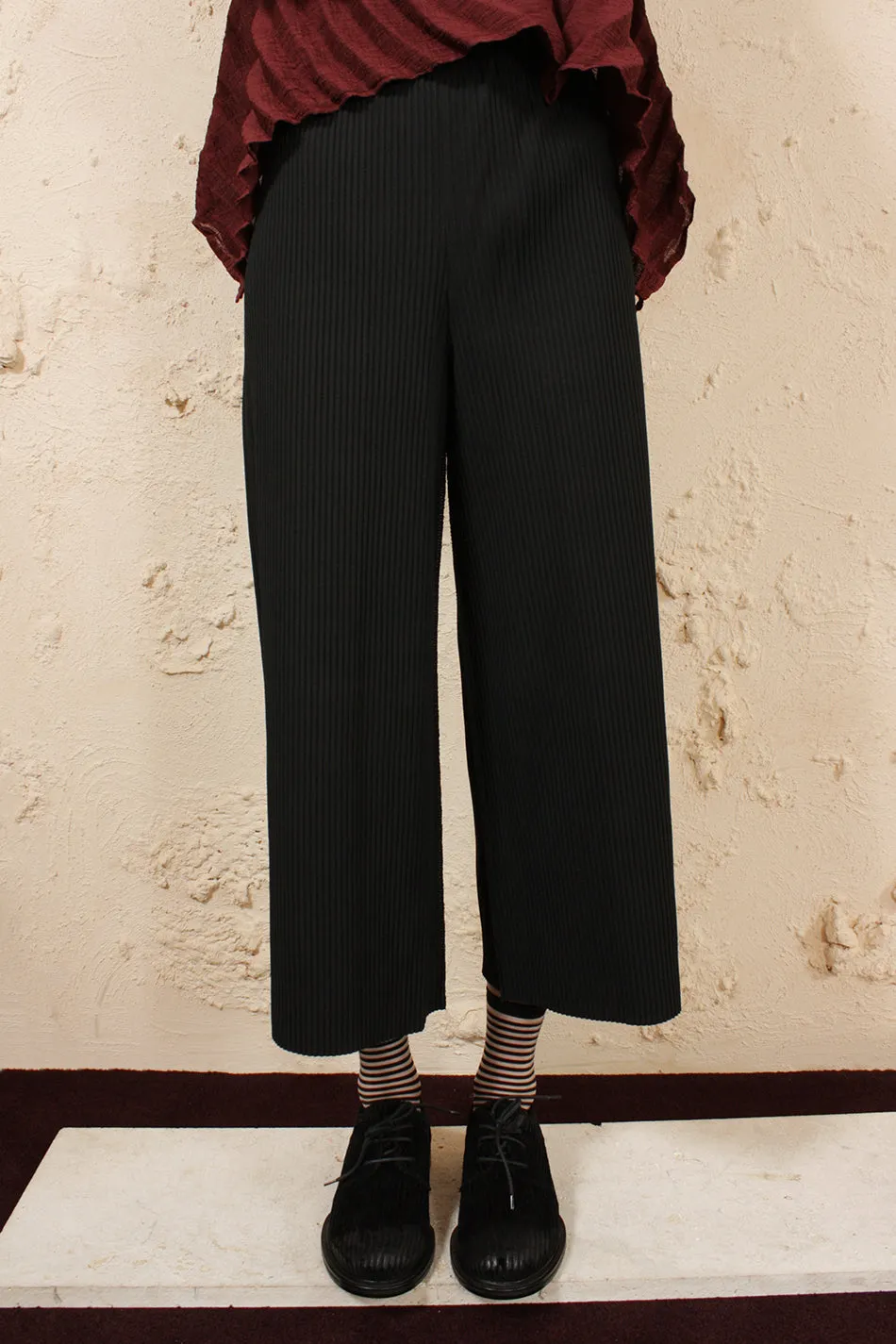 Apoc Wide Trousers Black