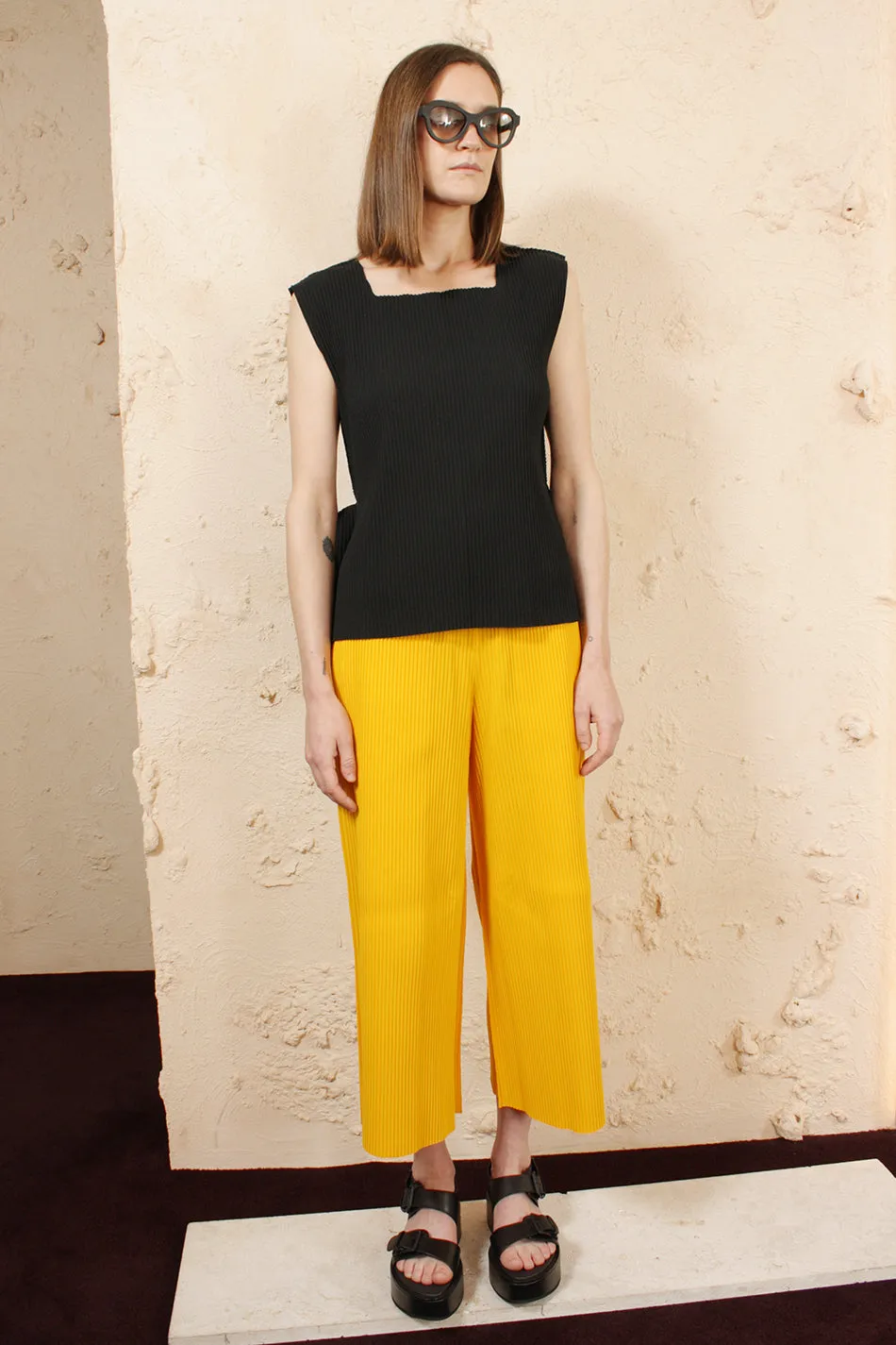 Apoc Wide Trousers Yellow