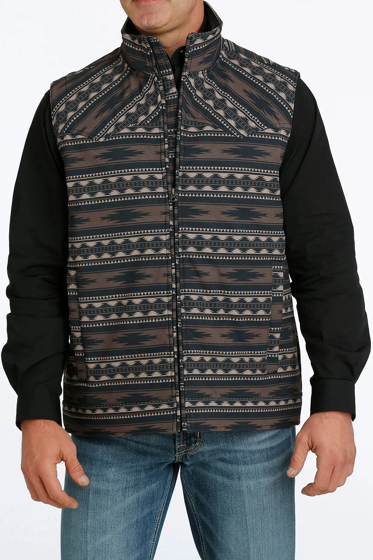 Aztec Brown Bonded Vest