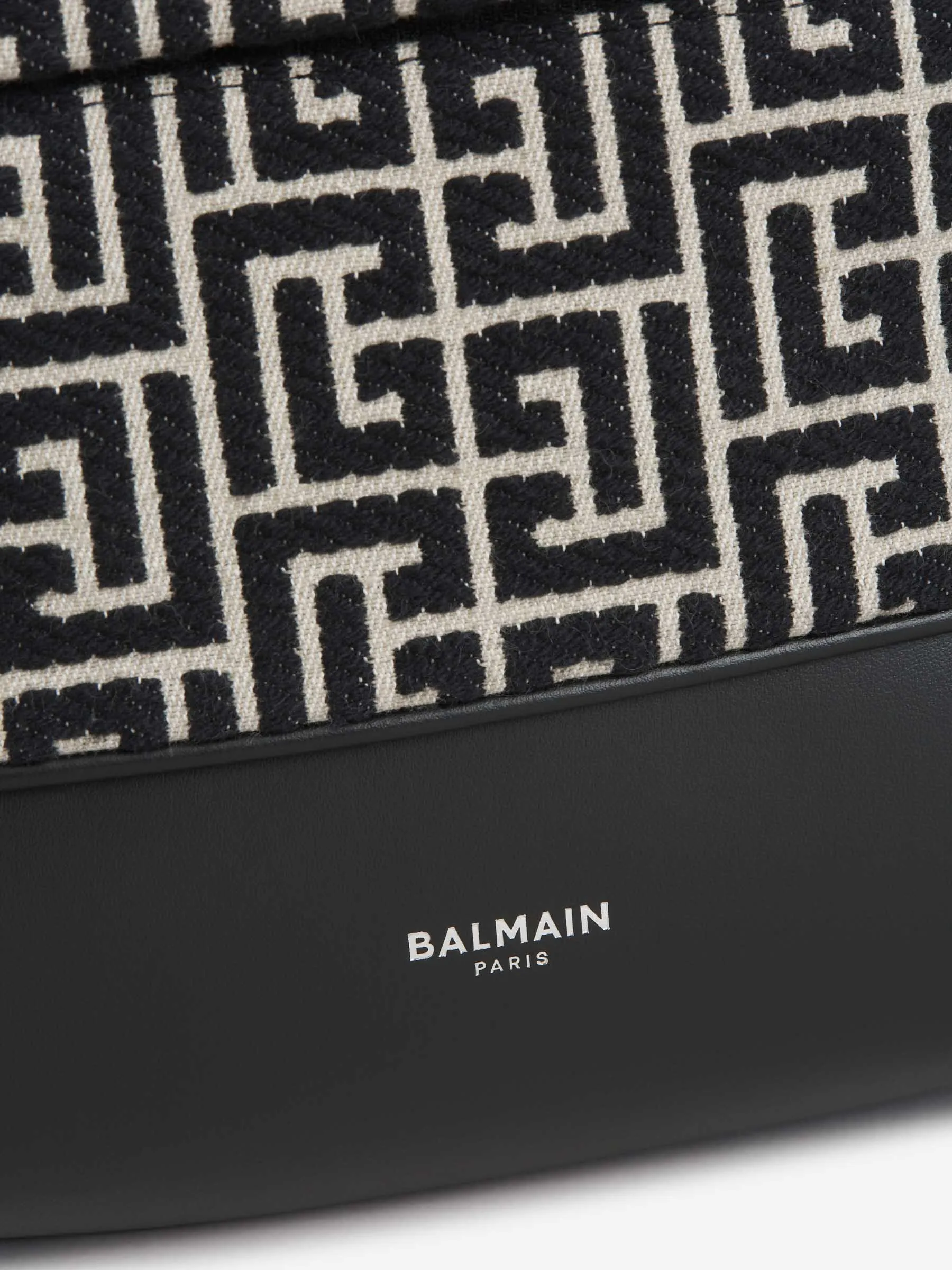 Balmain Monogram Jacquard Backpack 