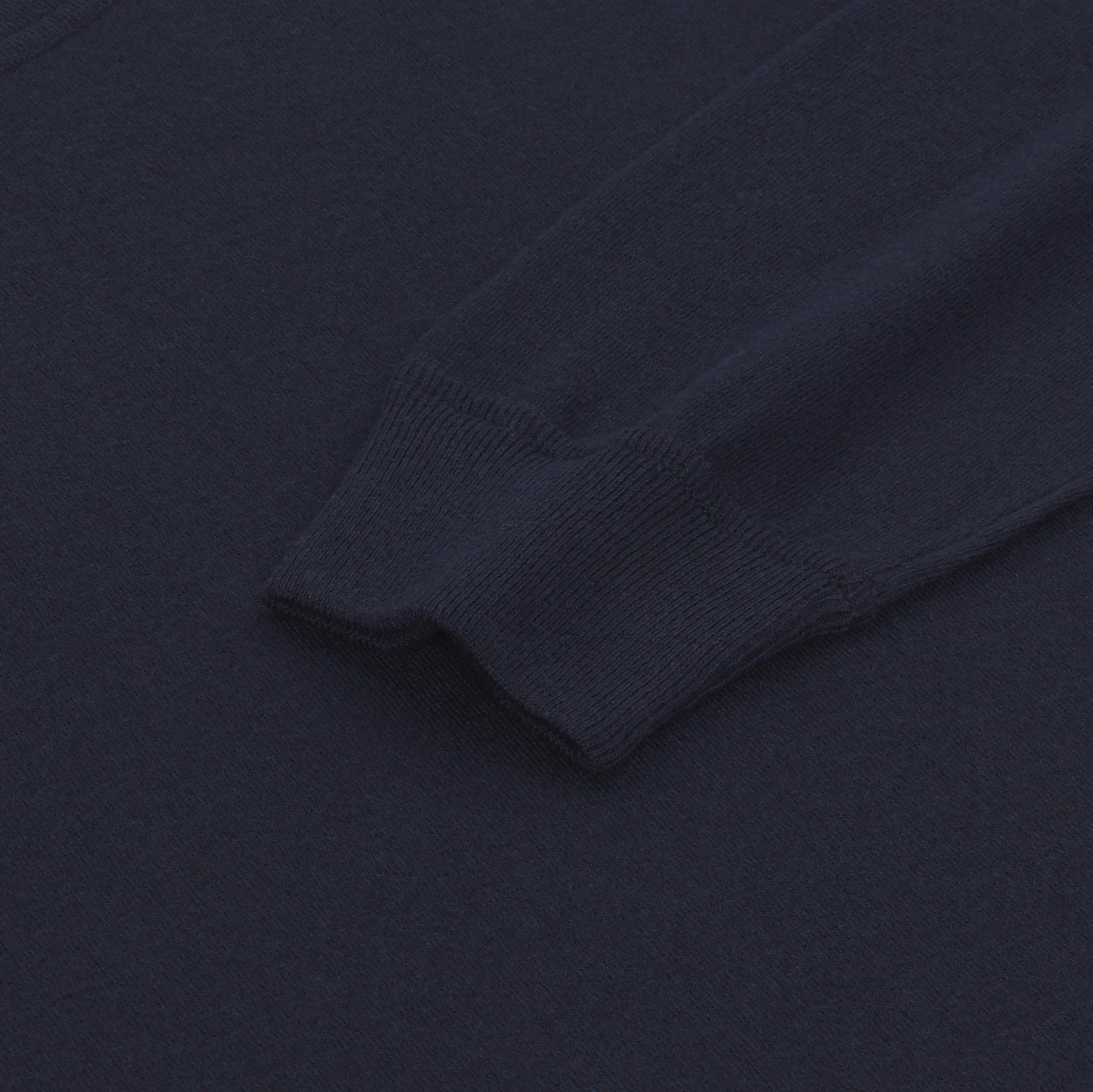  Barba Napoli Crew-Neck Cotton-Cashmere Blend Pullover in Midnight Blue