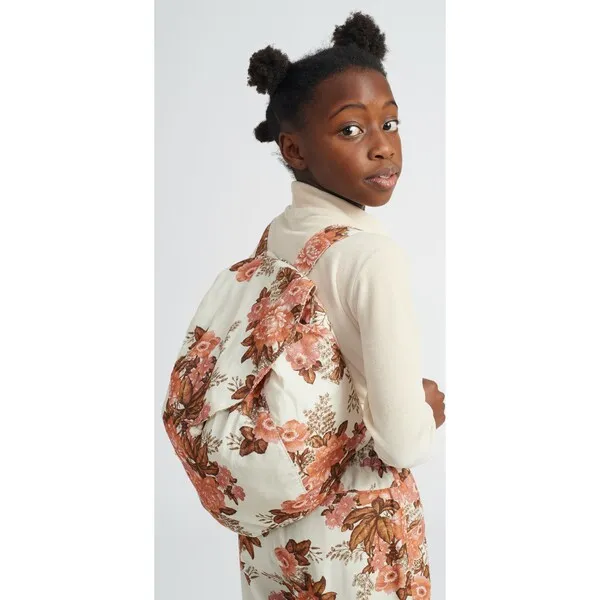 Bebe Organic Hana Backpack, Wallpaper Florals