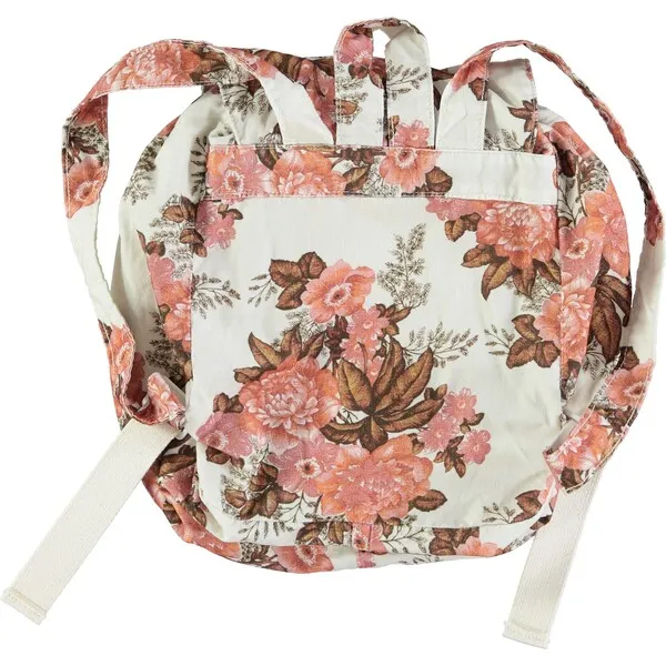 Bebe Organic Hana Backpack, Wallpaper Florals