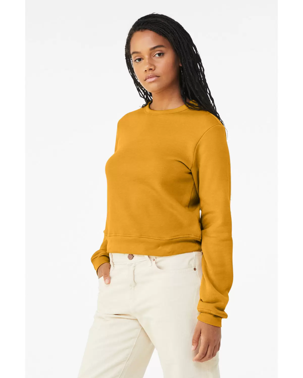 Bella + Canvas 7511 Ladies Classic Pullover Crewneck SKU: 7511