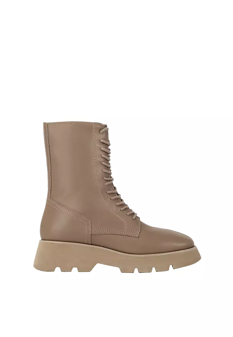 BERACAMY BERACAMY YULIA Tie Boot - Turtledove