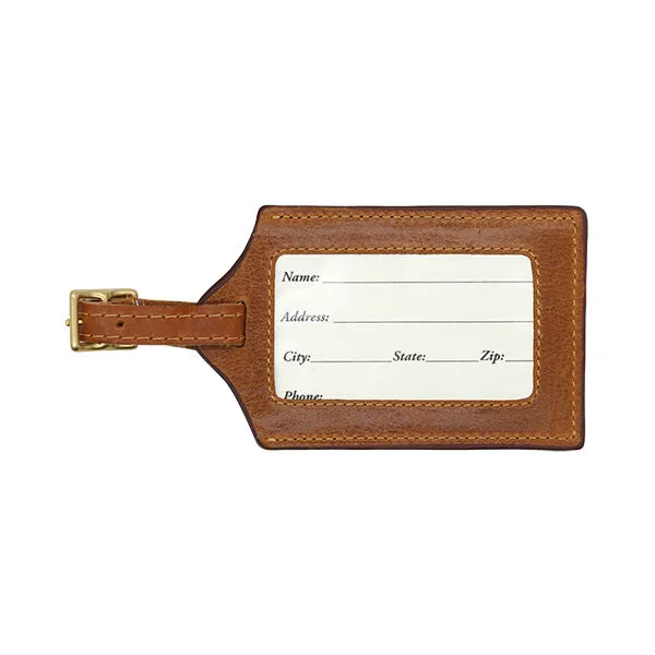 Beverage Cart Luggage Tag (Light Blue)