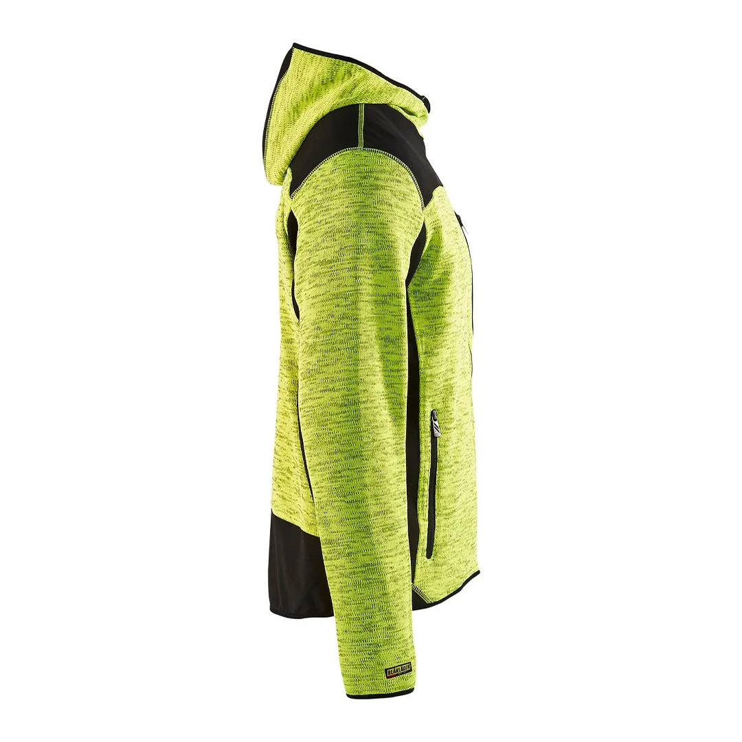 Blaklader Black/Yellow Hi-Vis Knitted Jacket 494021173399