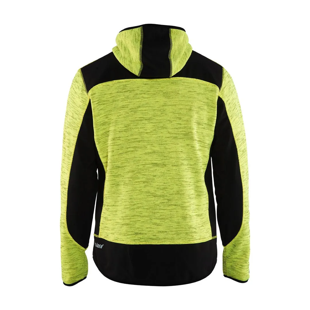 Blaklader Black/Yellow Hi-Vis Knitted Jacket 494021173399