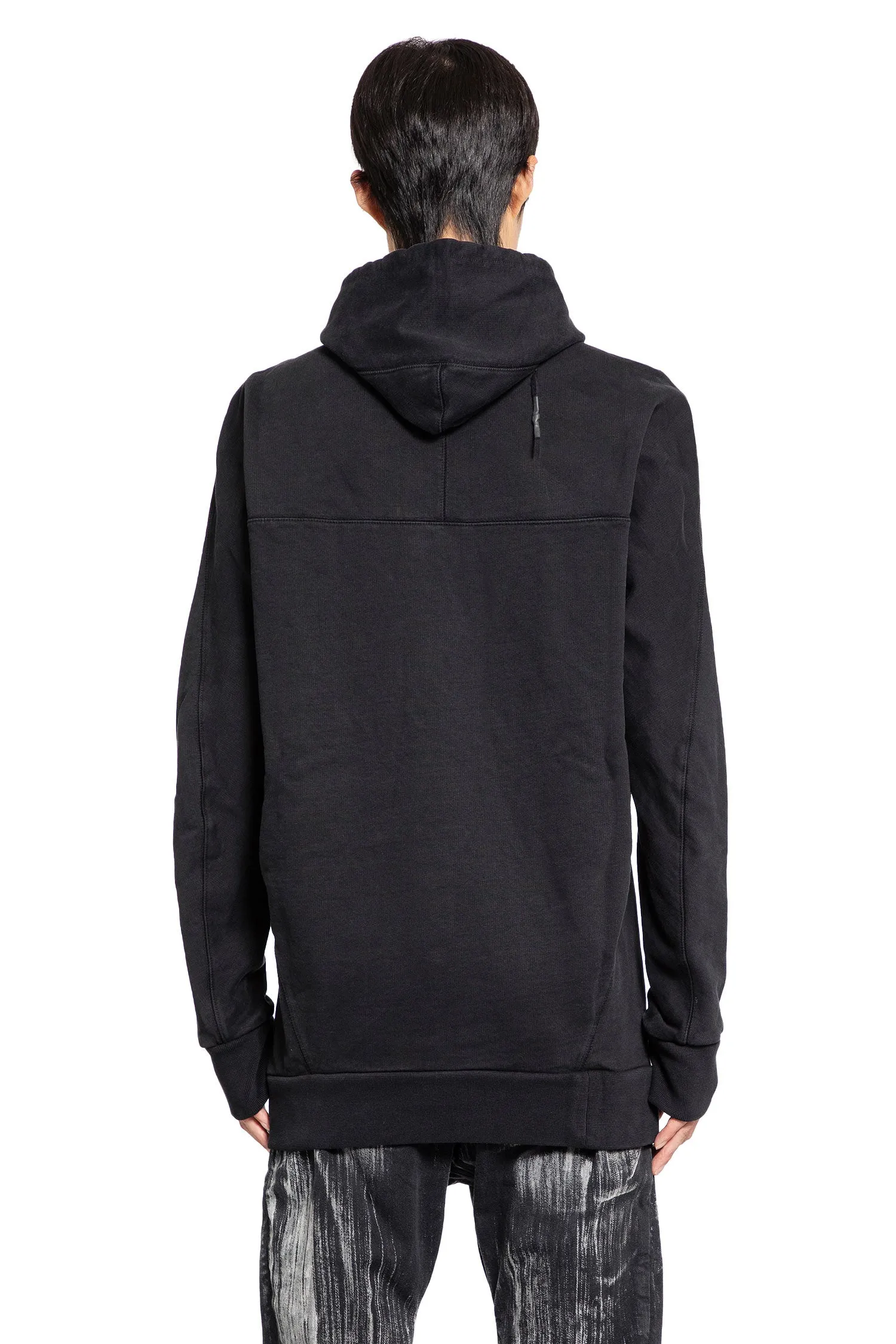 boris bidjan saberi 11 logo mask hoodie