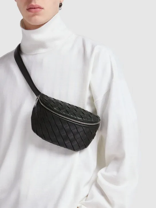 Bottega Veneta   Intreccio padded nappa belt bag 