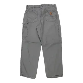 Carhartt Carpenter Trousers - 32W 30L Grey Cotton