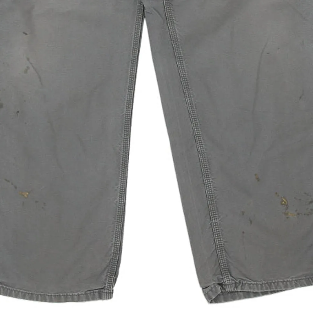 Carhartt Carpenter Trousers - 32W 30L Grey Cotton