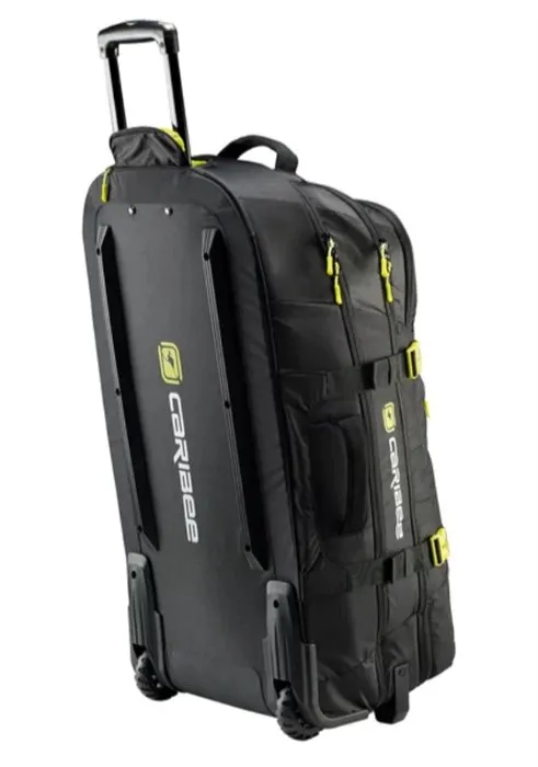 CARIBEE Global Explorer 125L Wheel Travel Luggage > Black / Lime