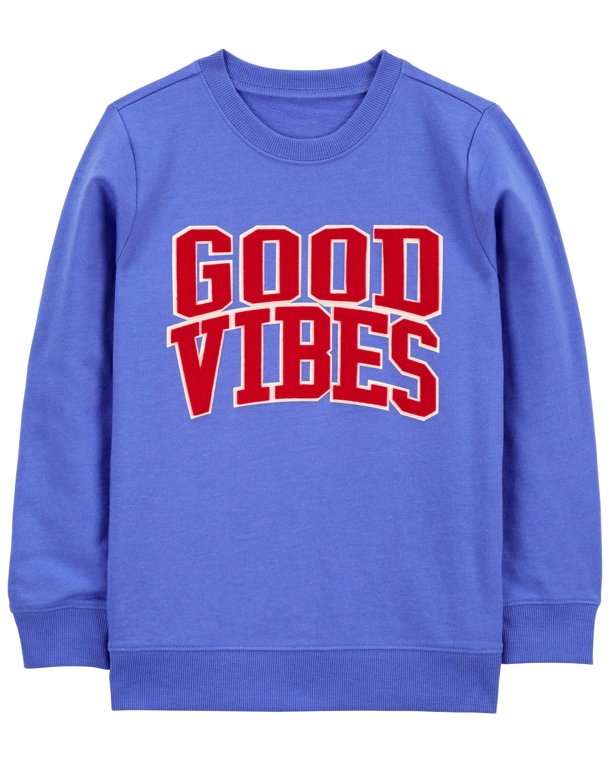 Carters Oshkosh Kid Good Vibes Pullover Sweatshirt