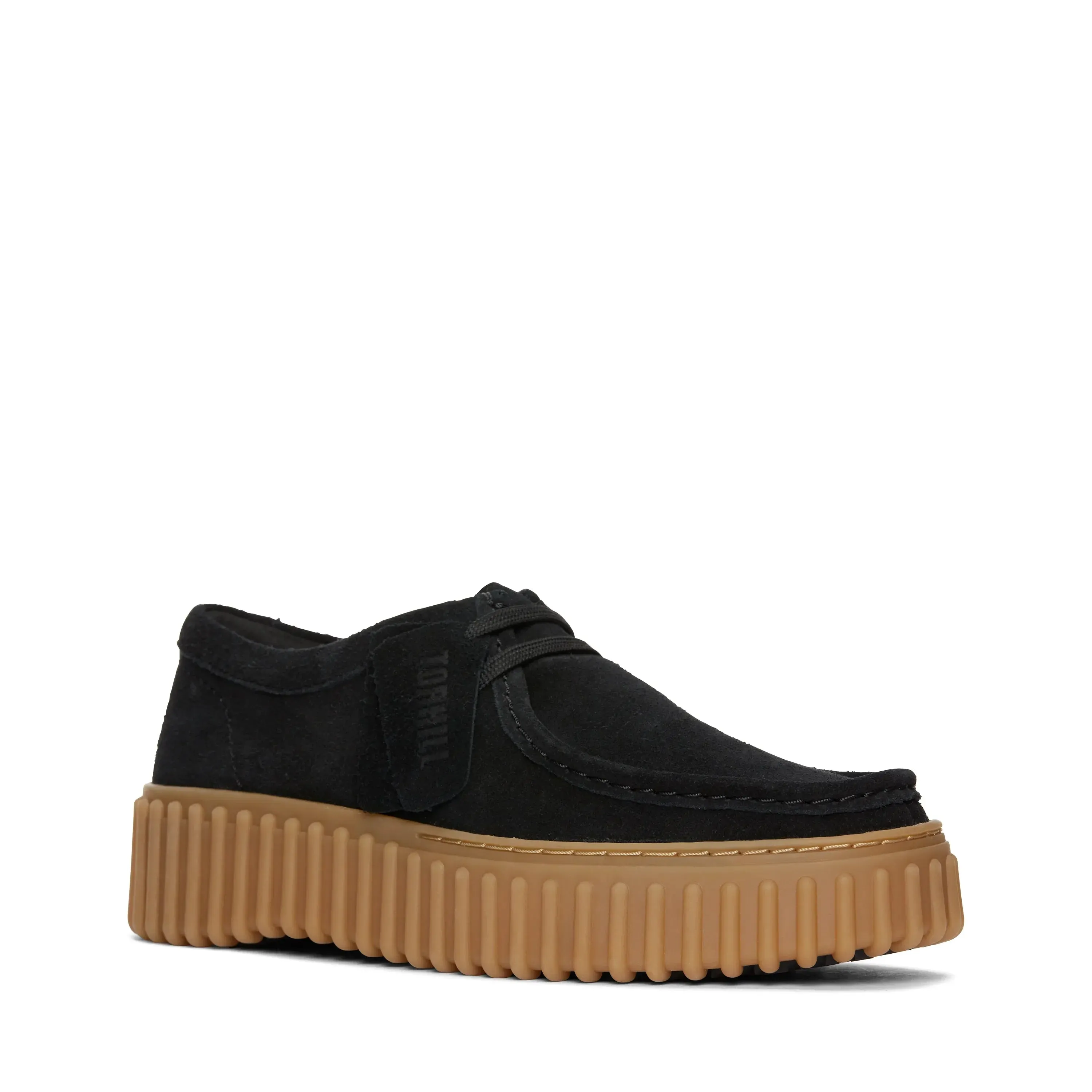 CLARKS | WALLABEE MUJER | TORHILL BEE BLACK SUEDE | NEGRO