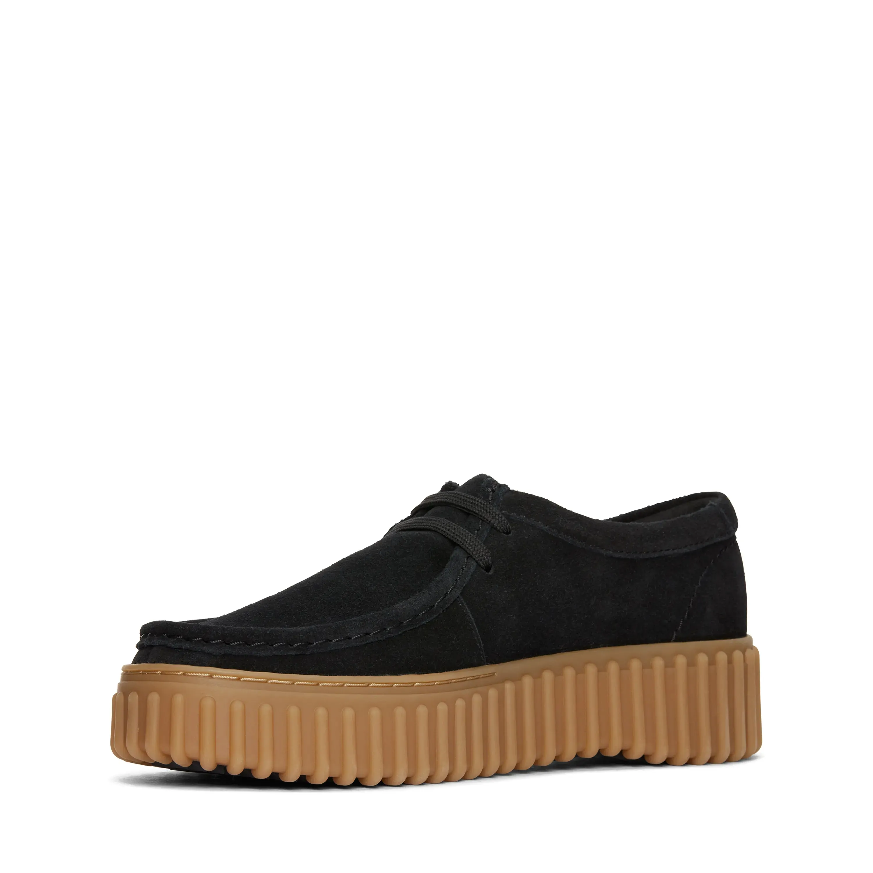 CLARKS | WALLABEE MUJER | TORHILL BEE BLACK SUEDE | NEGRO