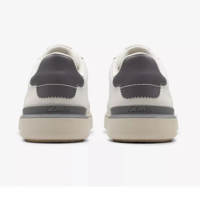 CLARKS COURTLITE RUN WHITE NUBUCK 26176726