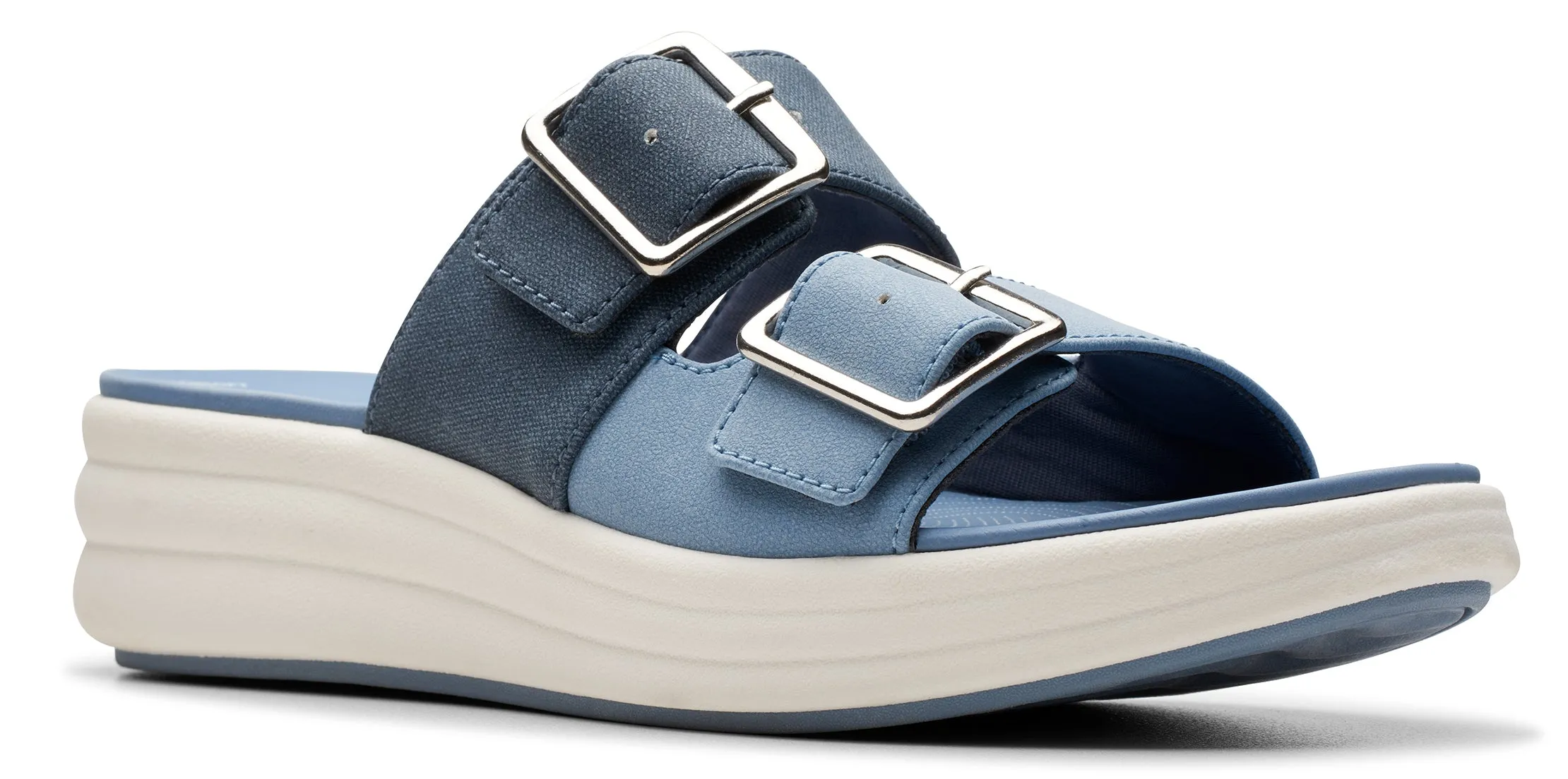 Clarks Drift Buckle Denim Combi