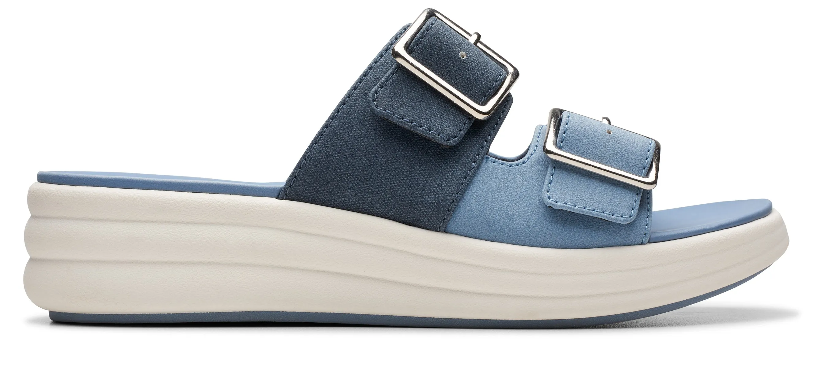 Clarks Drift Buckle Denim Combi