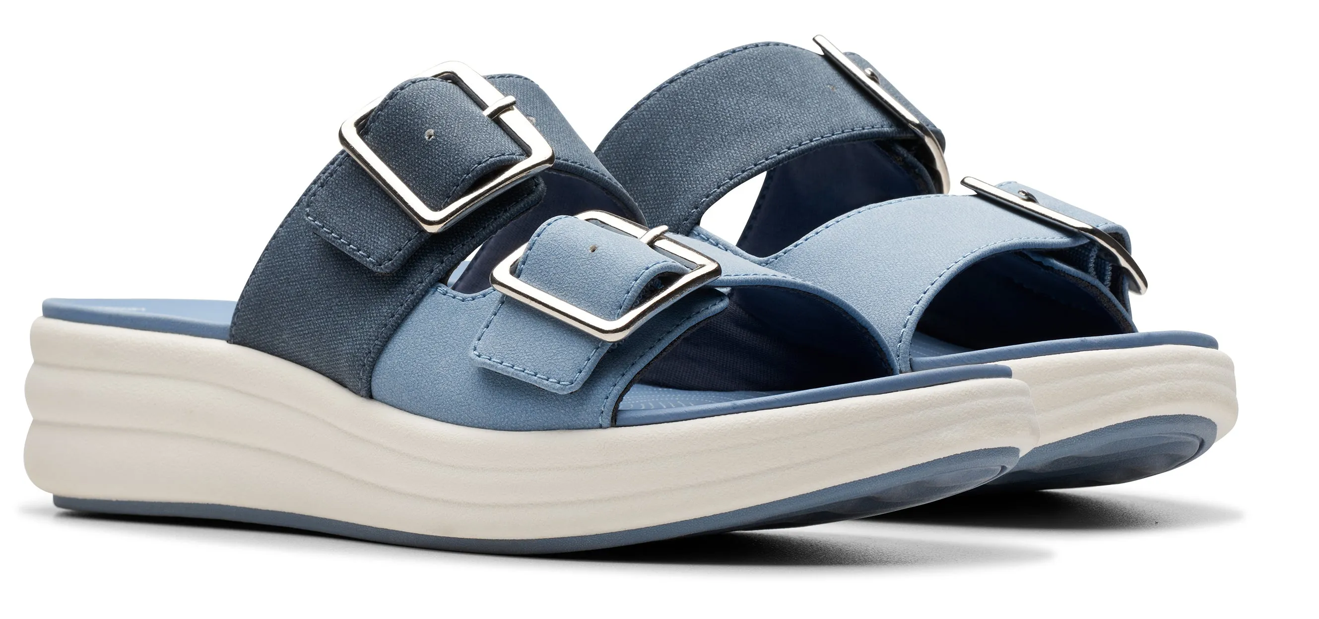 Clarks Drift Buckle Denim Combi