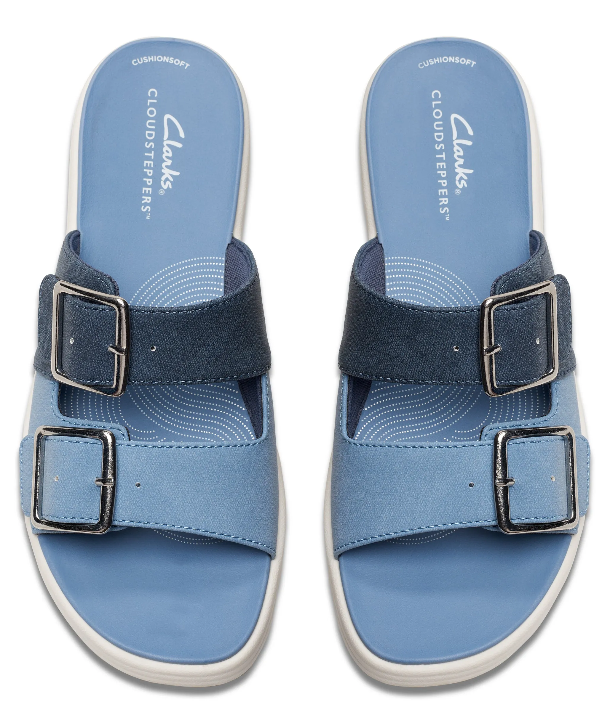 Clarks Drift Buckle Denim Combi