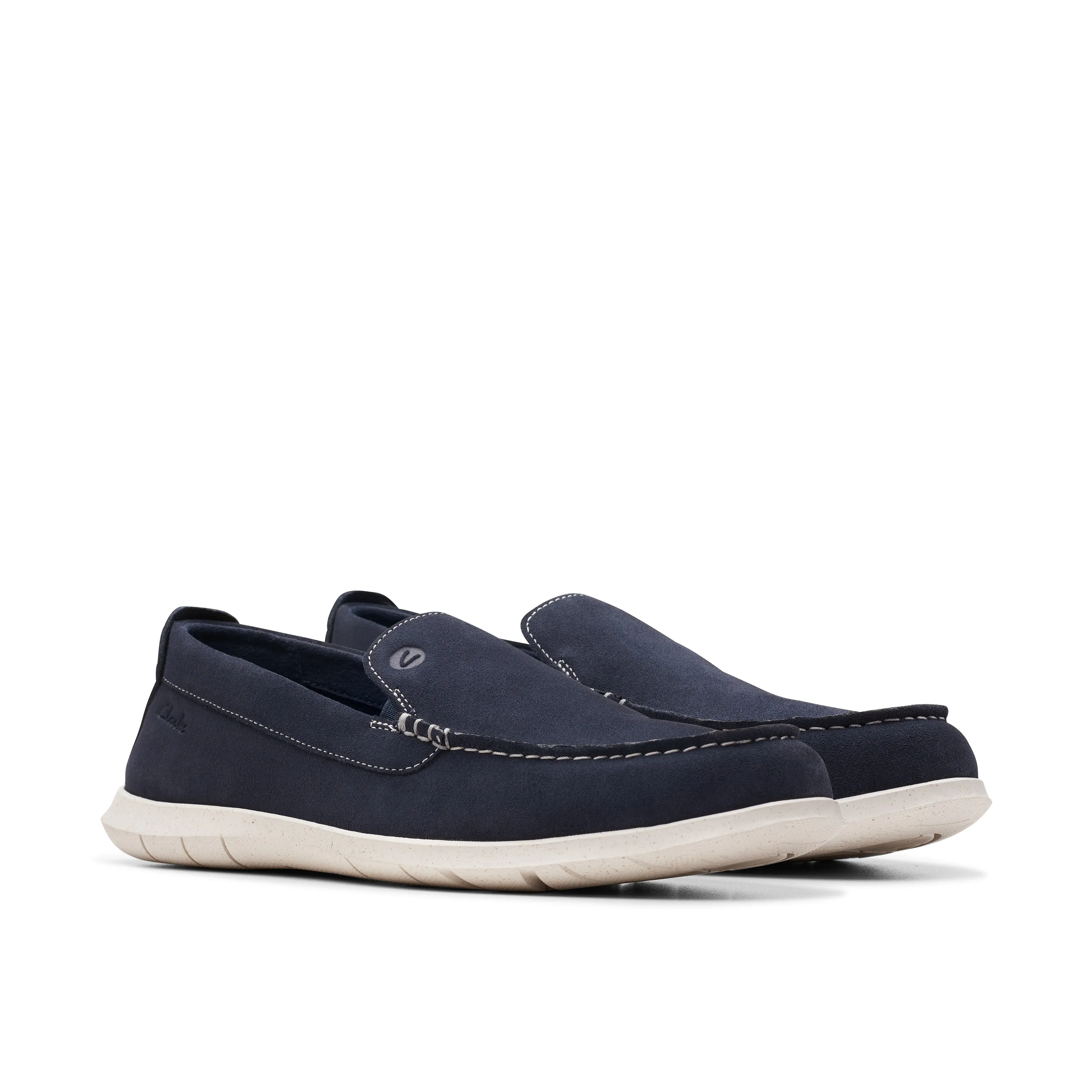 Clarks Flexway Step Navy Suede