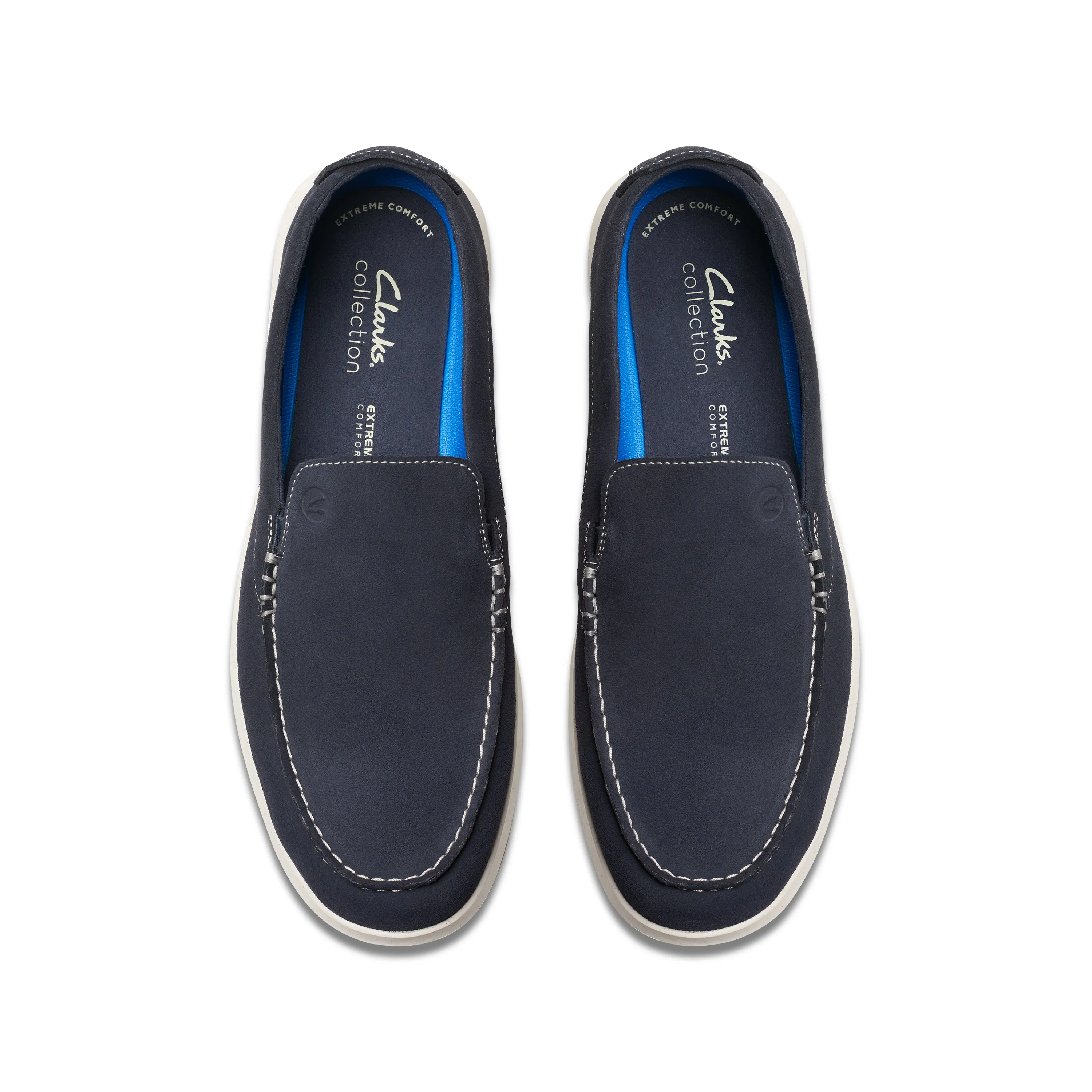 Clarks Flexway Step Navy Suede