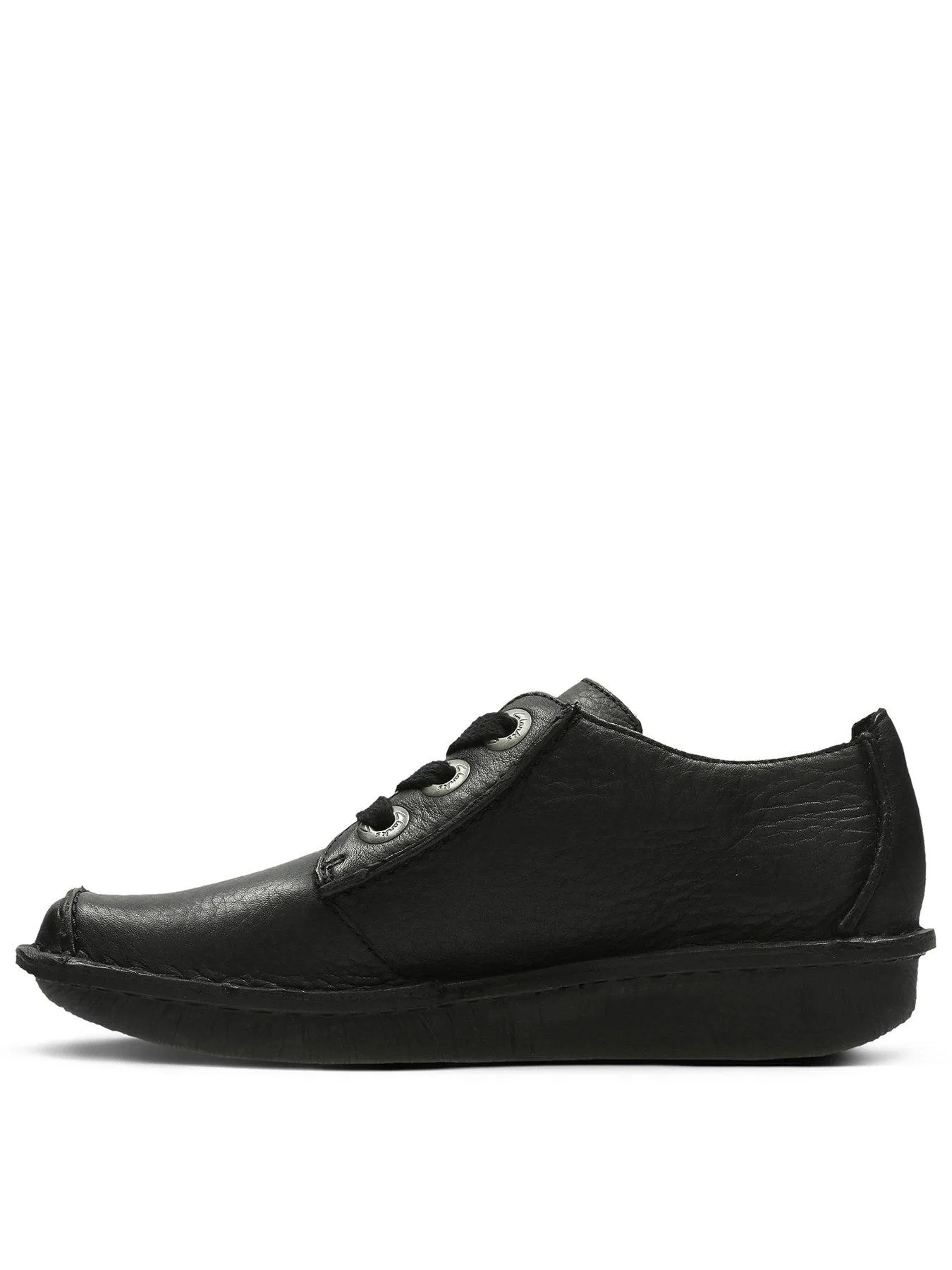 Clarks Funny Dream Lace Up Flat Shoe - Black