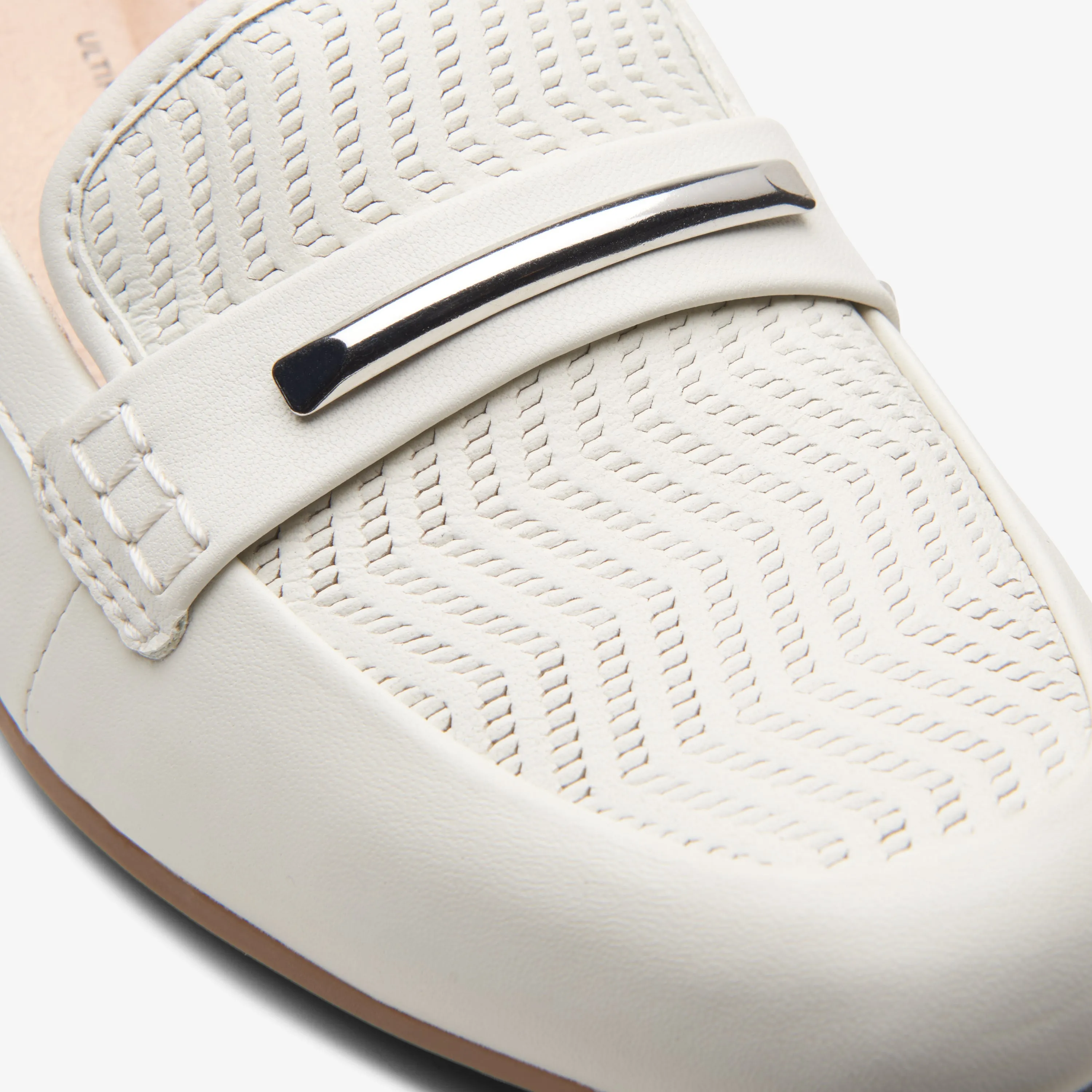 Clarks Juliet Aster Off White Leather