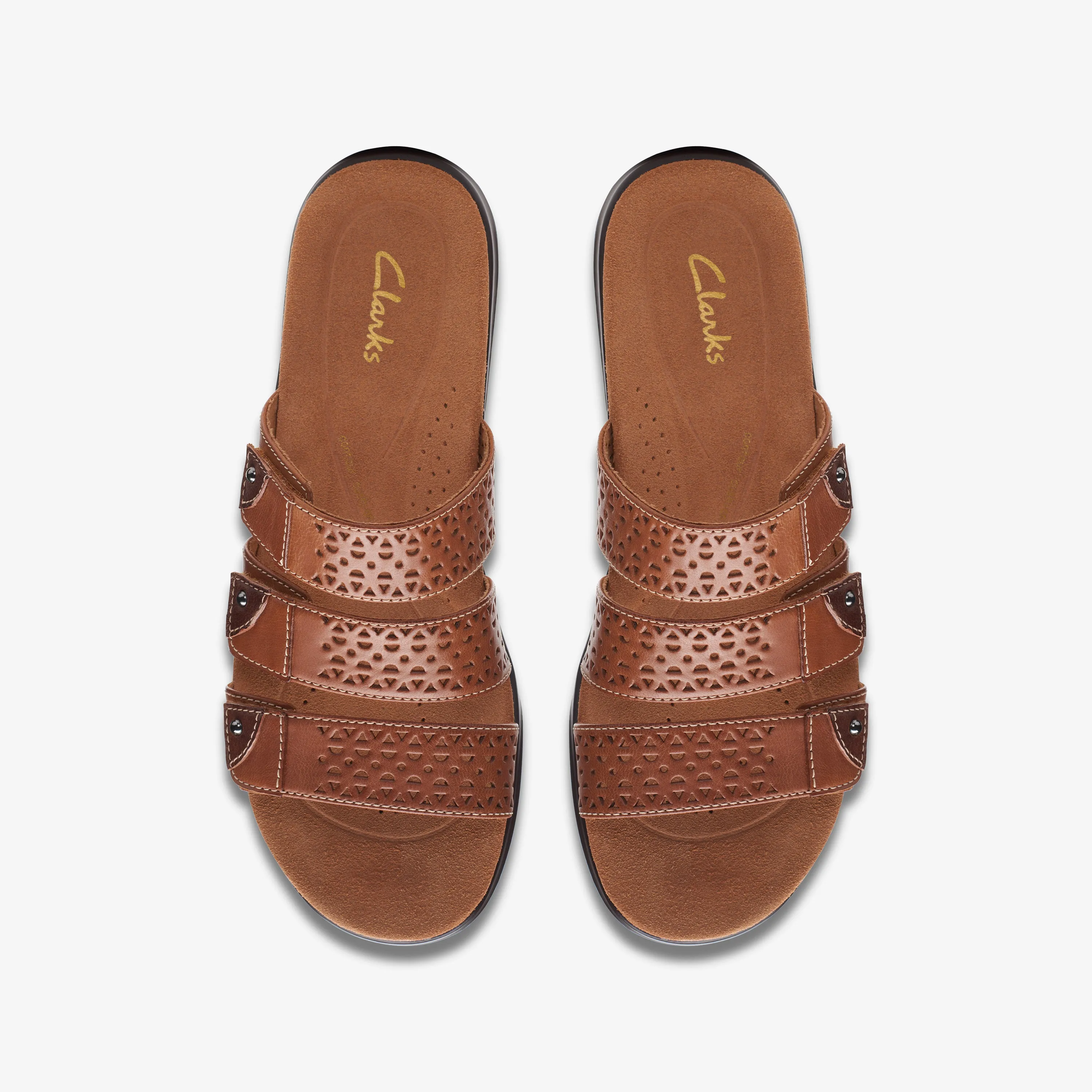 Clarks Kitly Walk Leather Tan