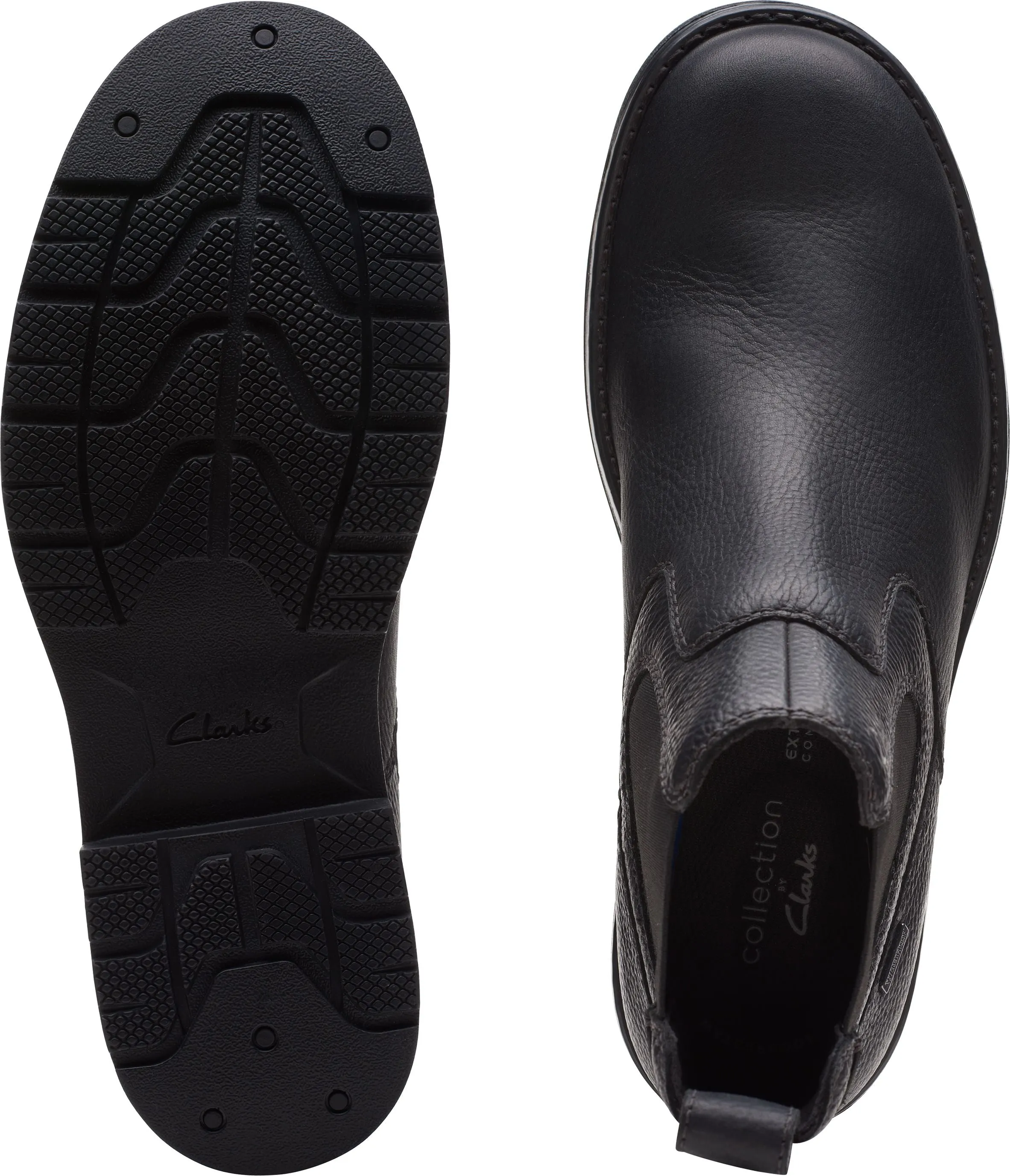 Clarks Morris Up Black Tumbled