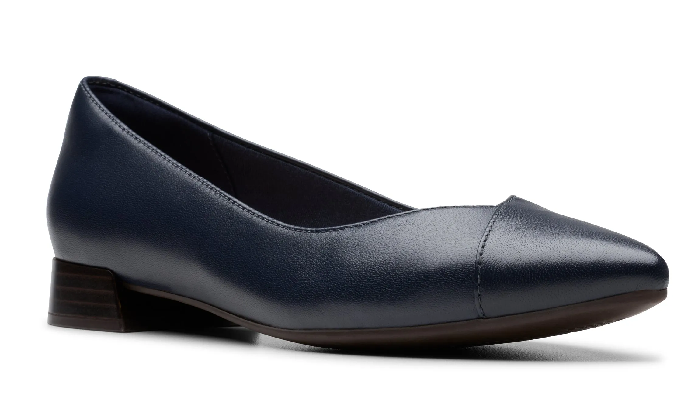 Clarks Nataly Wish Leather Navy