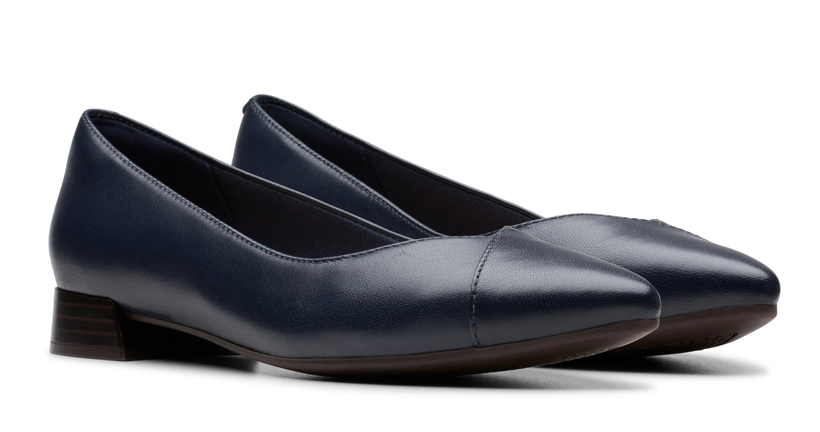 Clarks Nataly Wish Leather Navy