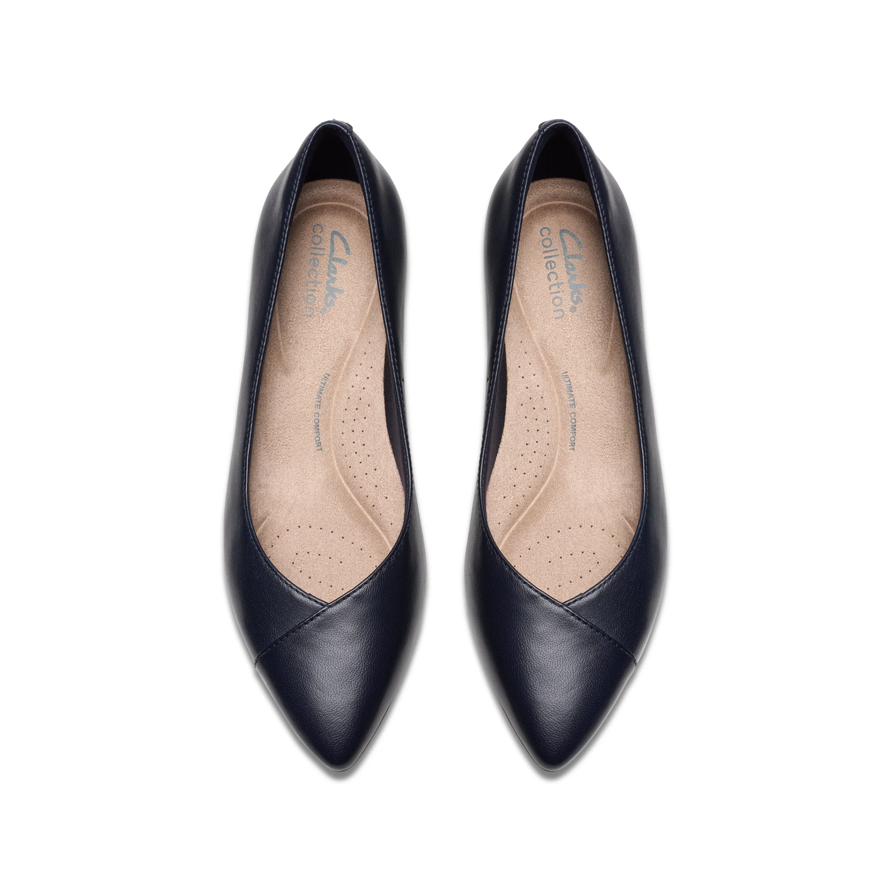 Clarks Nataly Wish Leather Navy