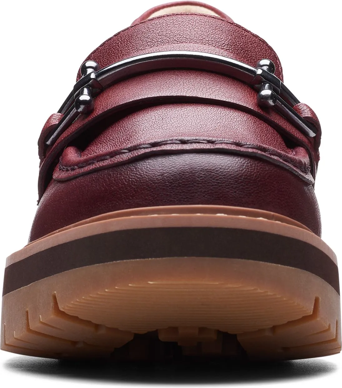 Clarks Orianna Bit Burgundy Leather