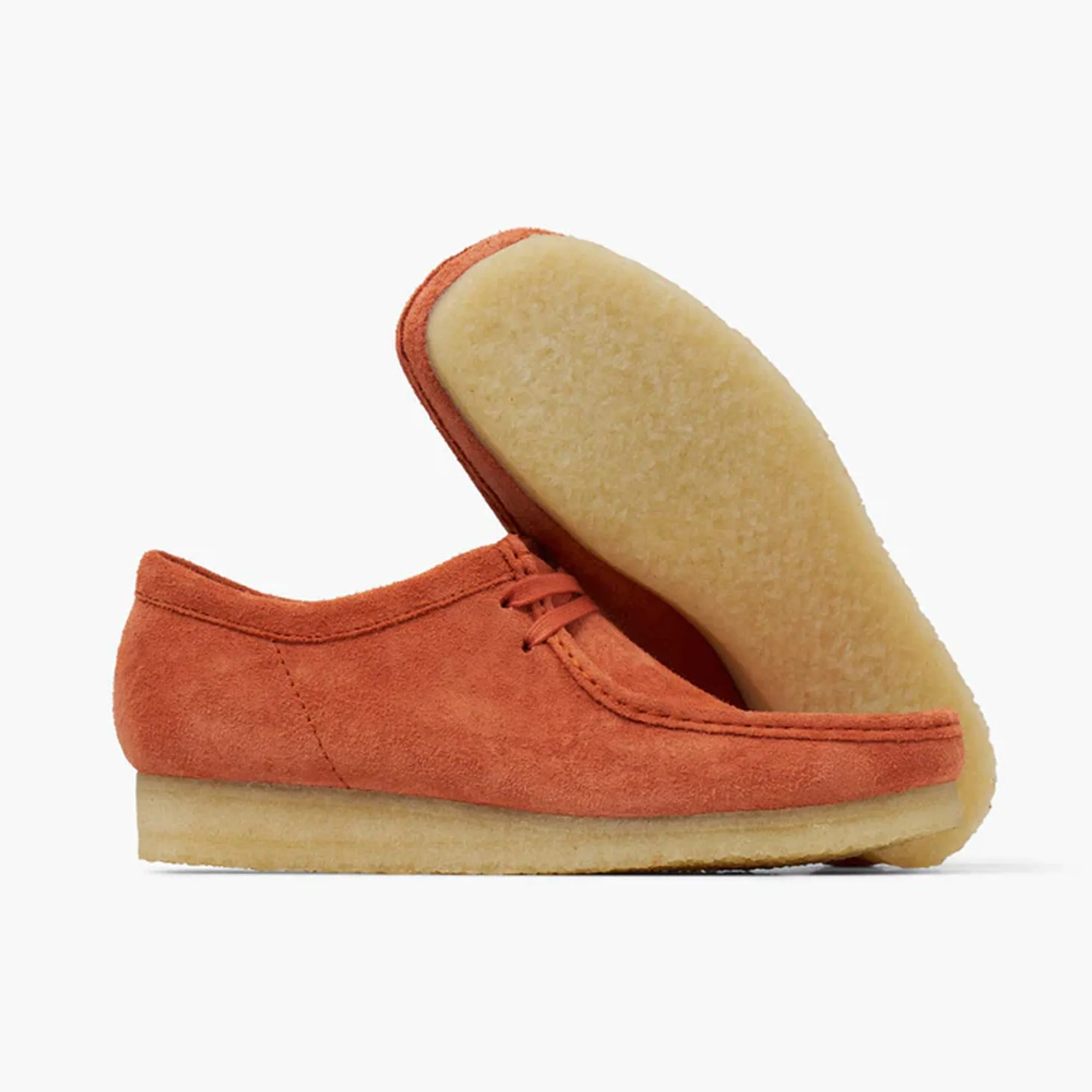 Clarks Originals Wallabee / Burnt Orange Suede