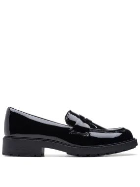 Clarks Orinocco Penny Brogue - Black Patent