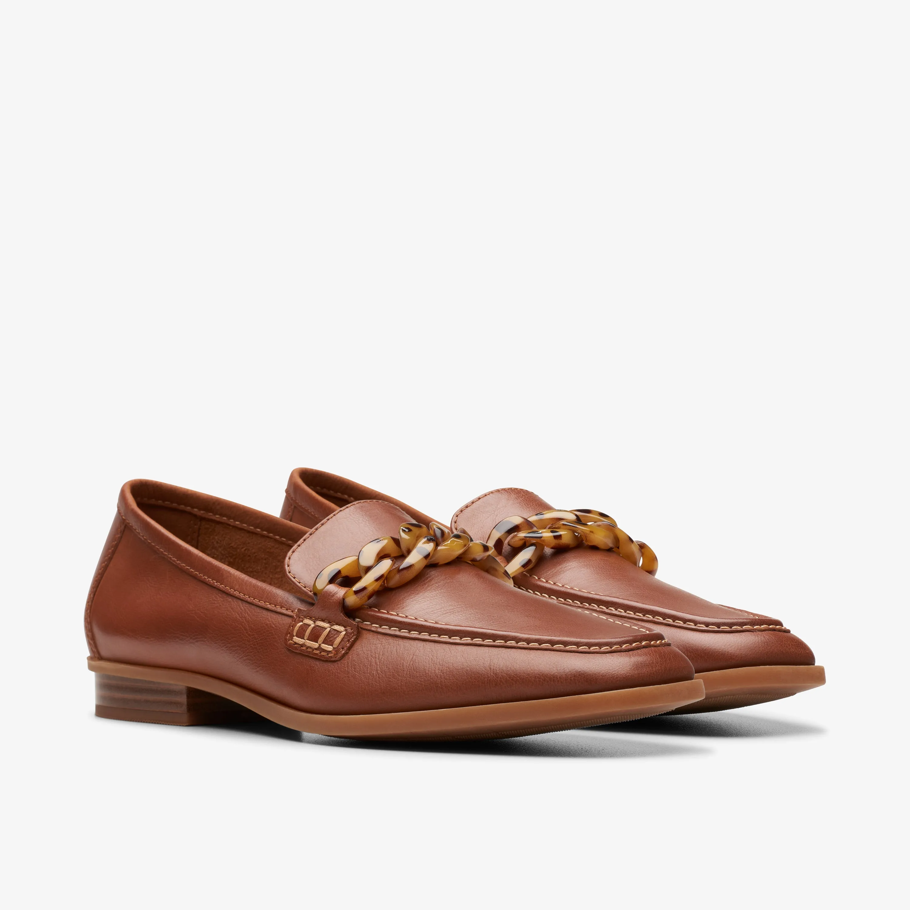 Clarks Sarafyna Iris Leather Tan