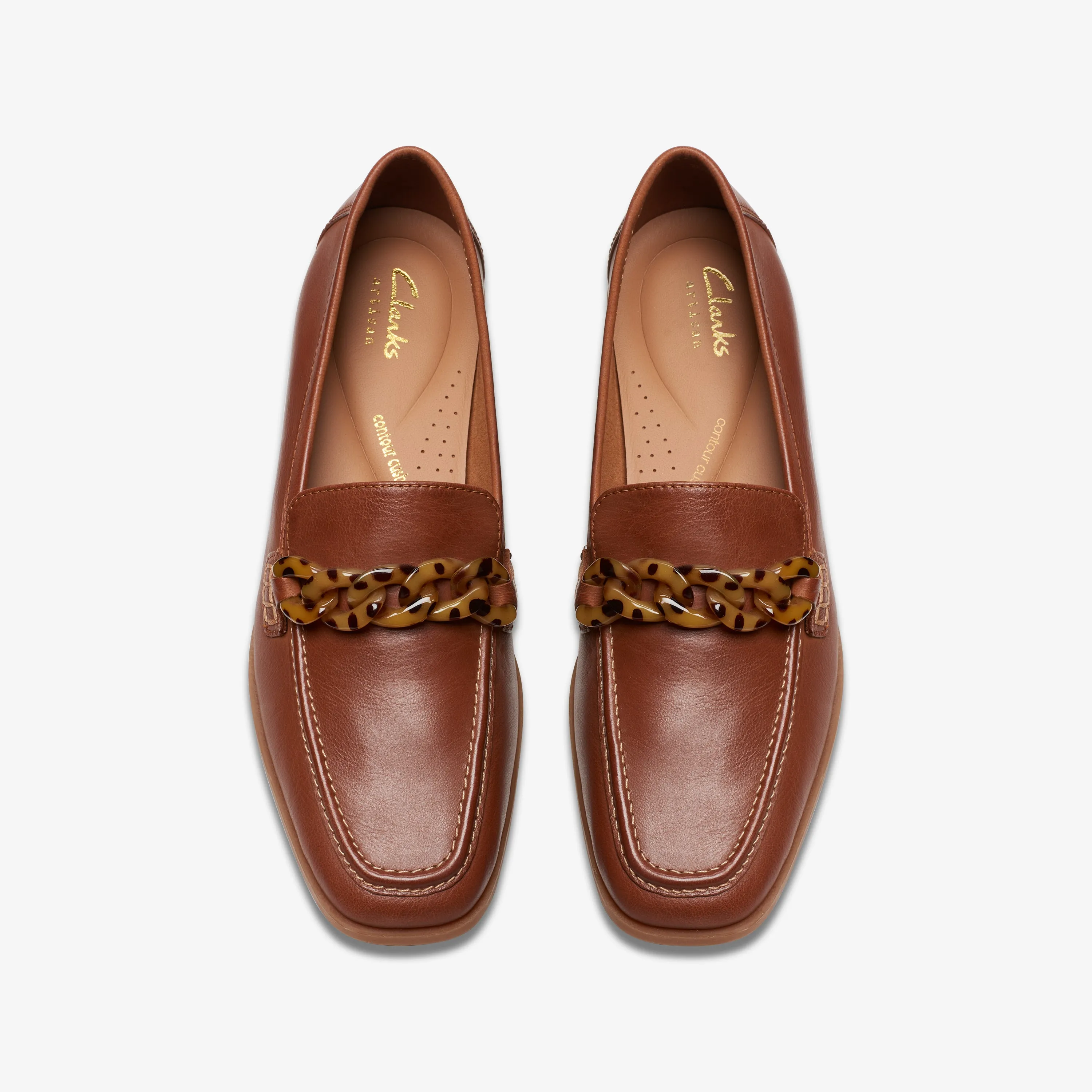 Clarks Sarafyna Iris Leather Tan