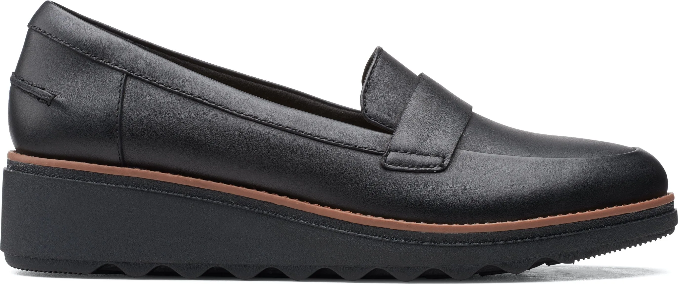 Clarks Sharon Gracie Black Leather